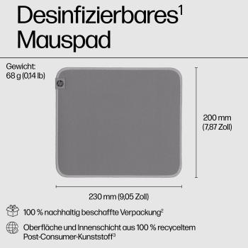 Preview: HP 105 Desinfizierbares Mauspad