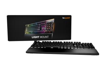 be quiet! Light Mount Silent Tactile Gaming Tastatur USB DE RGB