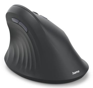 Preview: HAMA 173088 Vertikale Funkmaus EWM-500R ergonomisch 7 Tasten sw