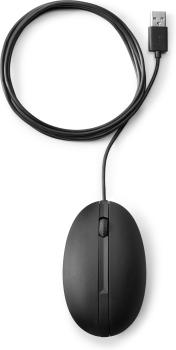 HP 320M Kabelmaus USB Optisch 1000 DPI Beidhändig Desktop Business Schwarz