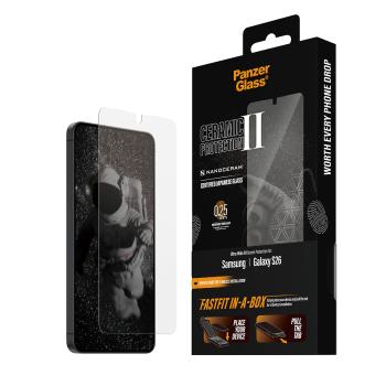 PanzerGlass Ceramic Displayschutz für Samsung Galaxy S26 | Ultra-Wide Fit w. FASTFIT IN-A-BOX
