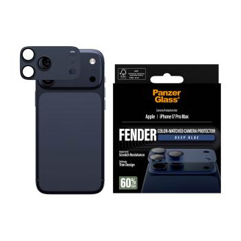 Preview: PanzerGlass FENDER Kameraschutz für iPhone 17 Pro Max tiefblau