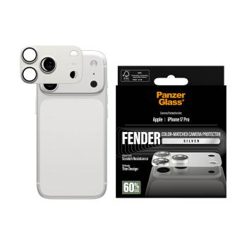 Preview: PanzerGlass FENDER Kameraschutz für iPhone 17 Pro silber