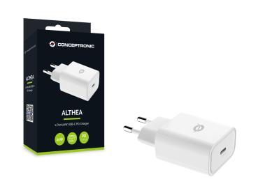 1-Port USB-C PD Ladegerät 20W Conceptronic ALTHEA07W