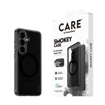 PanzerGlass CARE Urban Explorer Case Smokey m. Schwarz Qi Samsung Galaxy S26