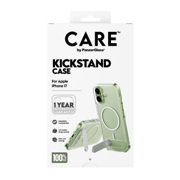Preview: PanzerGlass CARE™ by ® Kickstand Case Transparent m. MagSafe iPhone 17