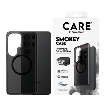 Preview: PanzerGlass CARE Urban Explorer Case Smokey Schwarz Qi Samsung Galaxy S26 Ultra