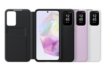 Preview: Samsung Smart View Wallet Case für Galaxy A35 5G Schutzhülle Bookcover  schwarz