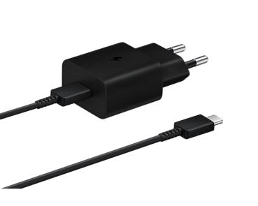 Samsung EP-T1510  USB-C Schnellladegerät mit Datenkabel 15 Watt schwarz