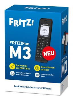 FRITZ!Fon M3 DECT-Telefon Schwarz