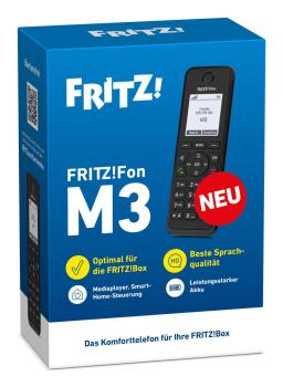 FRITZ!Fon M3 DECT-Telefon Schwarz