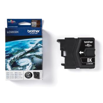 Preview: Brother LC985BK Original Tintenpatrone Schwarz bis zu 300 Seiten für Brother Drucker