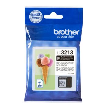 Brother Tinte LC-3213BK Schwarz bis zu 400 Seiten nach ISO/IEC 24711