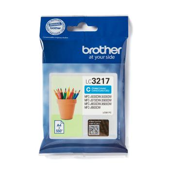 Brother LC-3217C Original Tintenpatrone Cyan – bis zu 550 Seiten