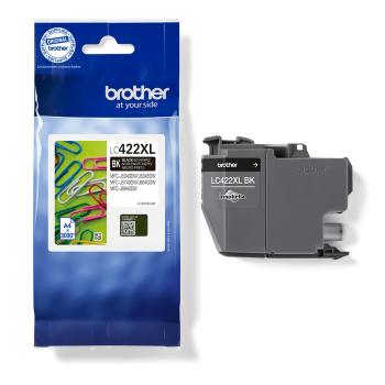 Preview: Brother LC-422XLBK Original Tintenpatrone Schwarz XL – 3.000 Seiten