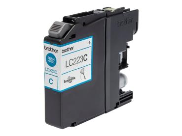 Preview: Brother Tinte LC-223C Cyan bis zu 550 Seiten nach ISO/IEC 24711