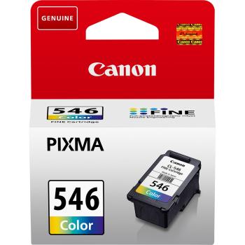 Canon CL-546 C/M/Y Farbtinte Original – 180 Seiten Pigmenttinte für PIXMA Drucker