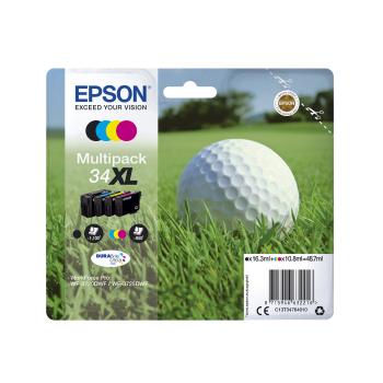 Preview: Epson 34 Multipack - 4er-Pack - Schwarz Gelb Cyan Magenta
