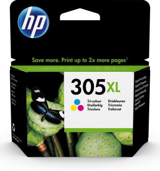 HP Tinte 305XL 3YM63AE Color (Cyan/Magenta/Gelb)