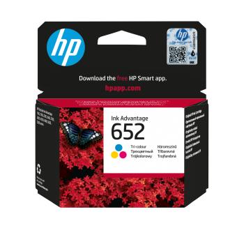 HP 652 Original Ink Advantage Tintenpatrone | Cyan Magenta Gelb F6V24AE