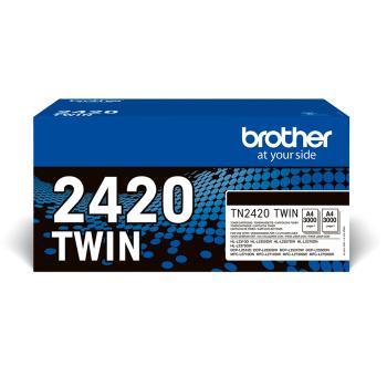 Brother Toner TN-2420 TWIN DoppelPack 2x 3000 Seiten schwarz Tonerkartusche