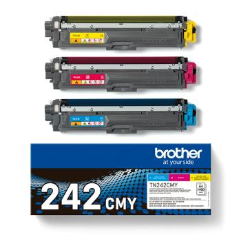 Preview: Brother Toner TN-242CMY Multipack Farbe bis zu 1.400 Seiten nach ISO/IEC 19798