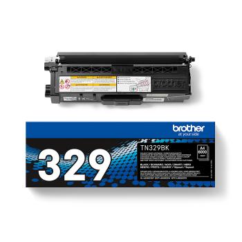 Preview: Brother TN-329BK TONER CARTRIDGE schwarz bis zu 6000 Seiten
