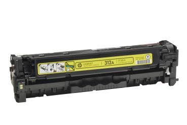 Preview: HP 312A (CF382AC) Contract-Toner Gelb – Original LaserJet Tonerkartusche, ca. 2.700 Seiten