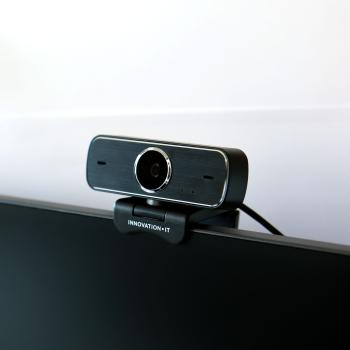 Innovation IT C1096 HD Webcam 1080p Schwarz – Full HD Video & Mikrofon für PC Windows Mac & Linux
