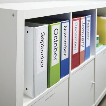 DYMO S0722480 LabelWriter Original Ordnerrücken-Etiketten – 59 x 190 mm, 110 Stück