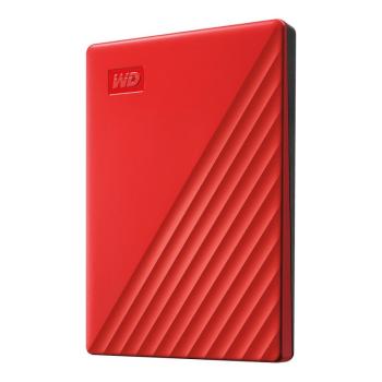 Preview: 2,5" WD My Passport 2TB portable HDD USB3.0 USB2.0 compatible Red Retail