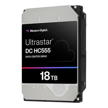 WD Ultrastar DC HC555 18TB SAS3 3,5" Server Festplatte 7200 RPM 512MB Cache Enterprise HDD