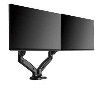 ICY BOX IB-MS304-T Monitorständer für 2 Monitore bis 27 Zoll | Tischhalterung