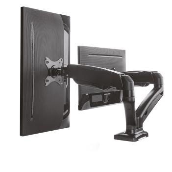 ICY BOX IB-MS304-T Monitorständer für 2 Monitore bis 27 Zoll | Tischhalterung