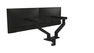 Preview: DELL Monitor-Halterung MDA20 DELL-MDA20 schwarz für 2 Monitore. Tischklemme