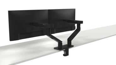 DELL Monitor-Halterung MDA20 DELL-MDA20 schwarz für 2 Monitore. Tischklemme