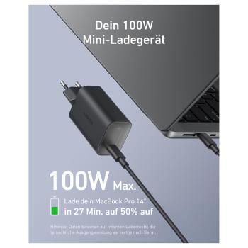 Preview: ANKER Nano Charger 100W w c-c cable black