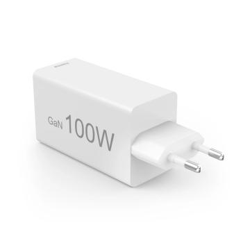 HAMA Schnellladegerät GaN 2x USB-C PD 1x USB-A QC 65W Weiss