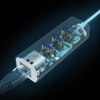 Preview: TP-Link UE330C USB-C-Hub mit Gigabit-Ethernet