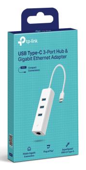 Preview: TP-Link UE330C USB-C-Hub mit Gigabit-Ethernet