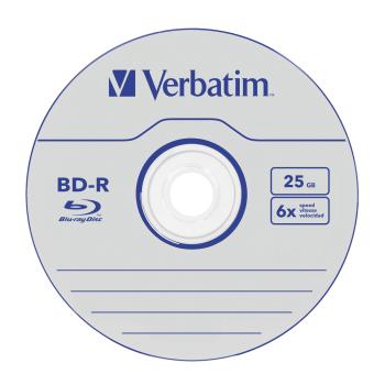 Preview: Verbatim BD-R Datalife 25GB 6x 25er Spindel | Blu-ray Rohlinge Cakebox