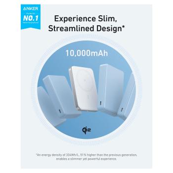 Preview: ANKER MagGo PowerBank 10.000mAh Slim weiss