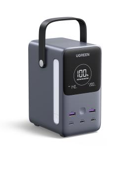 UGREEN Nexode Power Bank 48000 mAh Lithium Grau – Powerbank für Laptop, Smartphone & Tablet