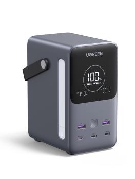 Preview: UGREEN Nexode Power Bank 48000 mAh Lithium Grau – Powerbank für Laptop, Smartphone & Tablet