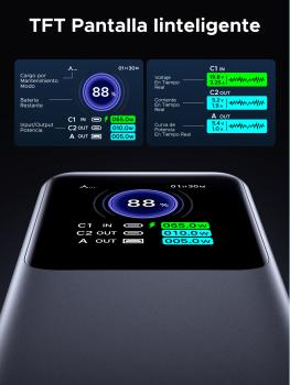 UGREEN 20000mAh 130W Fast Charging Powerbank grau