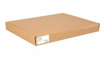 Equip Variabler 19 Zoll Fachboden 1HE 350 mm Schwarz | Rack Ablage bis 100 kg | Serverschrank Regalboden