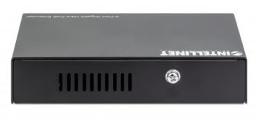 Preview: INTELLINET 4-Port Gigabit Ultra PoE-Extender 90W um 100m