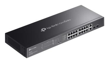 Preview: TP-Link Omada ES220GMP 20-Port Gigabit Easy mgd. Switch 16-Port PoE+