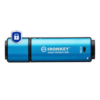 16GB Kingston IronKey Vault Privacy 50C AES-256 retail  USB-Stick
