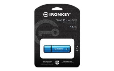 16GB Kingston IronKey Vault Privacy 50C AES-256 retail  USB-Stick